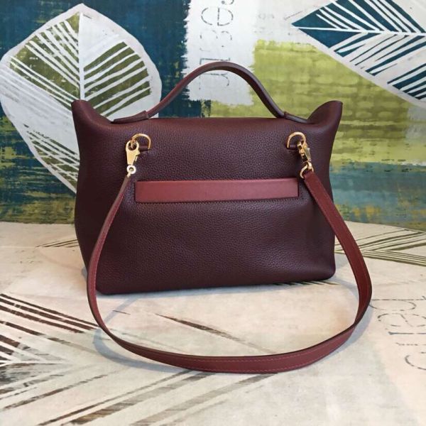 Hermes 24/24 29 Bag In Bordeaux Clemence Calfskin - Image 2