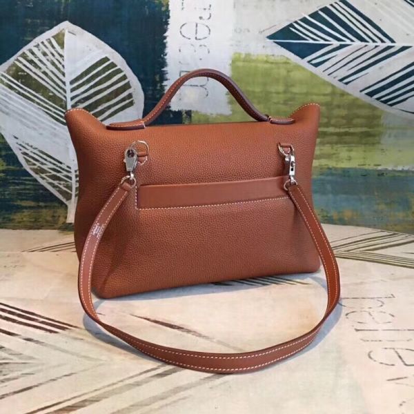 Hermes 24/24 29 Bag In Brown Clemence Calfskin - Image 2