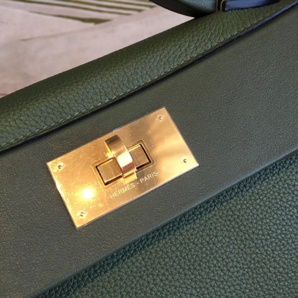 Hermes 24/24 29 Bag In Canopee Clemence Calfskin - Image 5