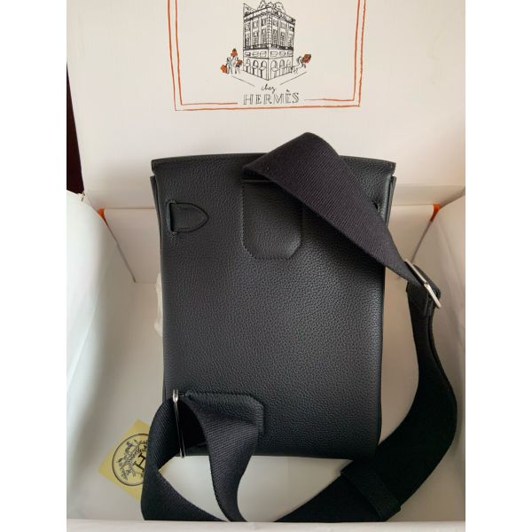 Hermes Hac a Dos PM Backpack in Black Clemence Leather - Image 2