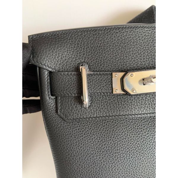 Hermes Hac a Dos PM Backpack in Black Clemence Leather - Image 6