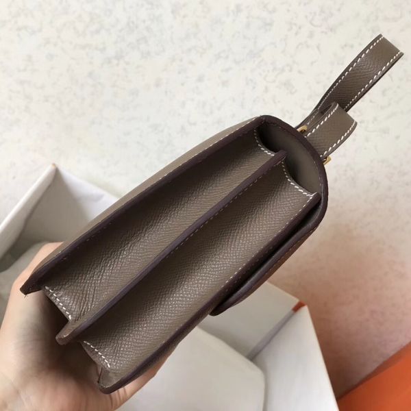 Hermes Constance 24 Handmade Bag In Taupe Epsom Leathe - Image 8