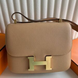 Hermes Constance 24 Handmade Bag in Chai Epsom Calfskin