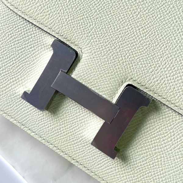 Hermes Constance 24 Handmade Bag In Vert Fizz Epsom Calfskin - Image 3