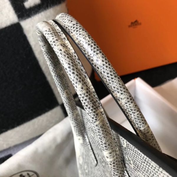 Hermes Birkin 25cm Bag In Ombre Embossed Natural Lizard - Image 3