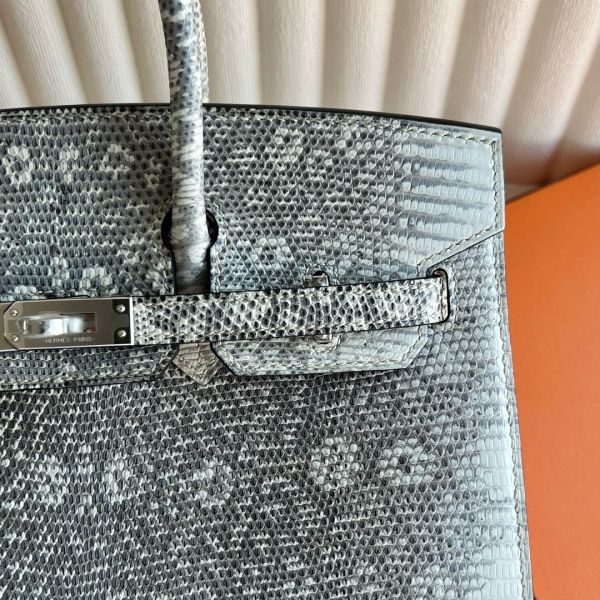 Hermes Birkin 25 Sellier Handmade Bag in Ombre Lizard Leather - Image 2