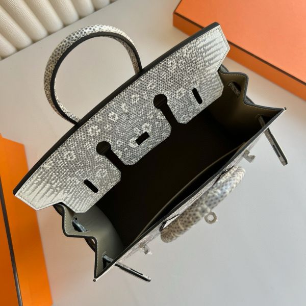 Hermes Birkin 25 Sellier Handmade Bag in Ombre Lizard Leather - Image 4