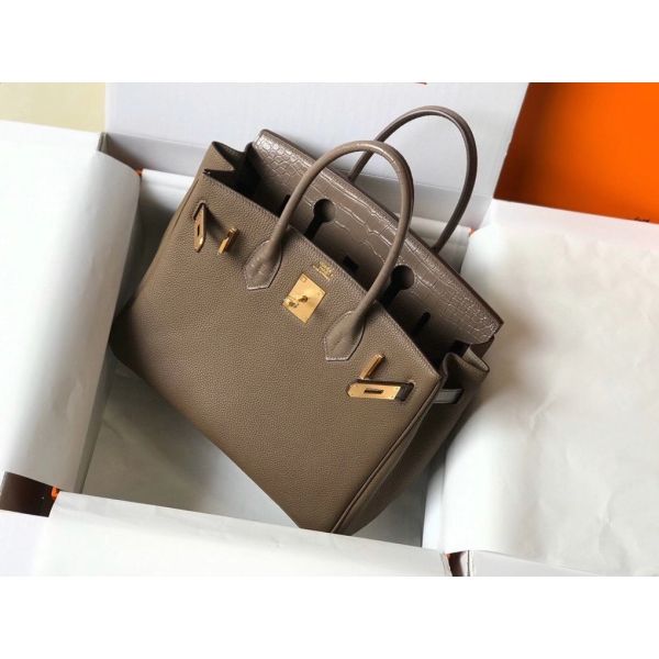 Hermes Touch Birkin 30cm Limited Edition Taupe Bag - Image 2