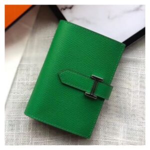 Hermes Bearn Mini Wallet In Bamboo Epsom Leather