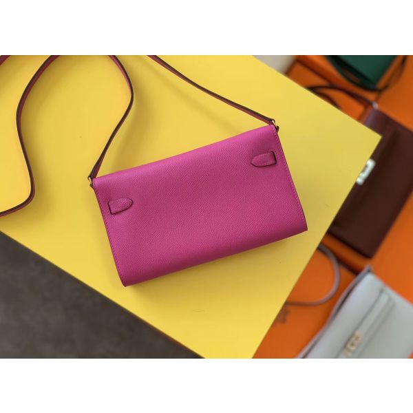 Hermes Kelly Classique To Go Wallet In Magnolia Epsom Calfskin - Image 2