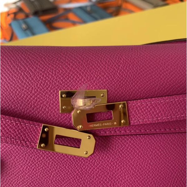 Hermes Kelly Classique To Go Wallet In Magnolia Epsom Calfskin - Image 3