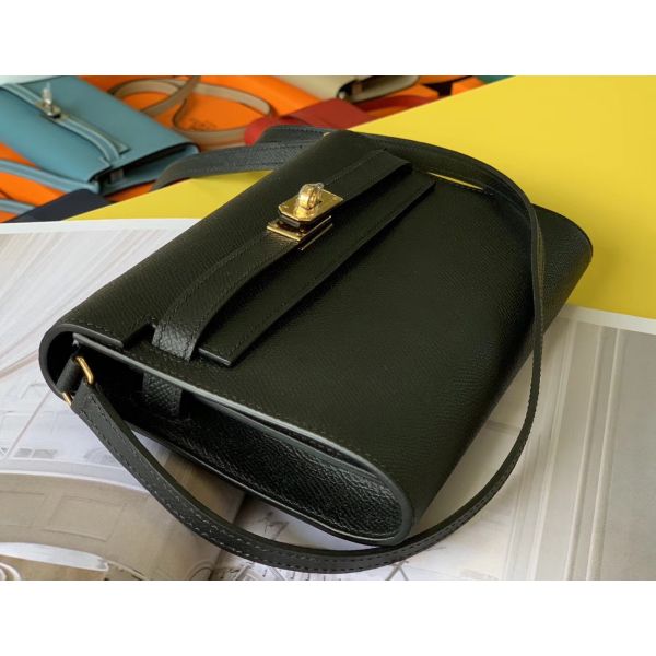 Hermes Kelly Classique To Go Wallet In Black Epsom Calfskin - Image 3