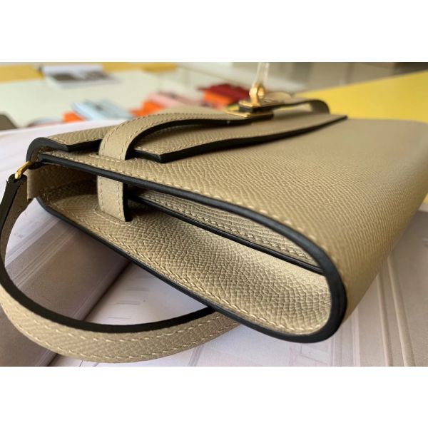 Hermes Kelly Classique To Go Wallet In Tourterelle Epsom Calfskin - Image 3