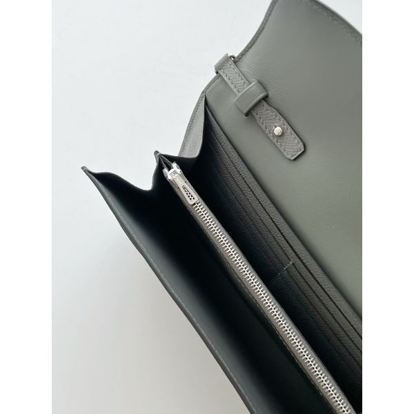 Hermes Constance To Go Wallet in Gris Meyer Epsom Calfskin - Image 8