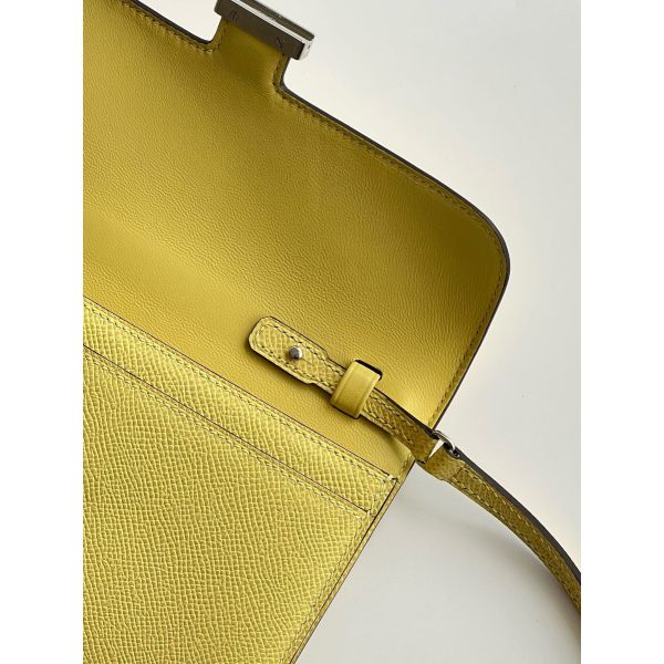 Hermes Constance To Go Wallet in Jaune Poussin Epsom Calfskin - Image 3
