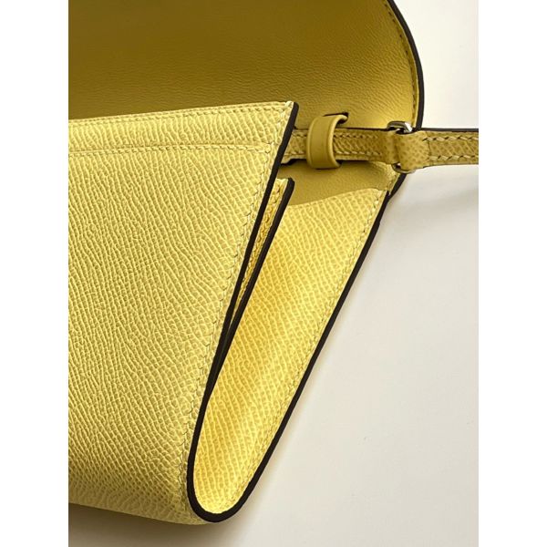 Hermes Constance To Go Wallet in Jaune Poussin Epsom Calfskin - Image 4