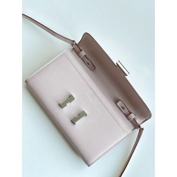 Hermes Constance To Go Wallet in Mauve Pale Epsom Calfskin - Image 3