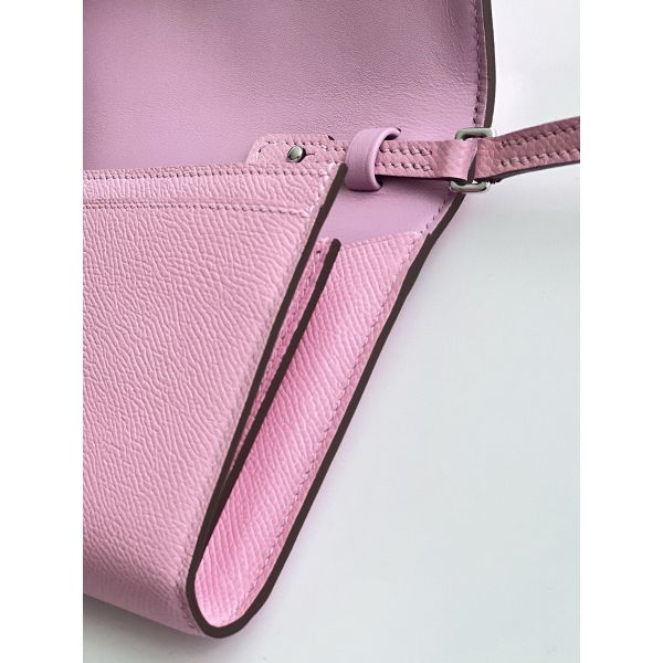 Hermes Constance To Go Wallet in Mauve Sylvestre Epsom Calfskin - Image 5