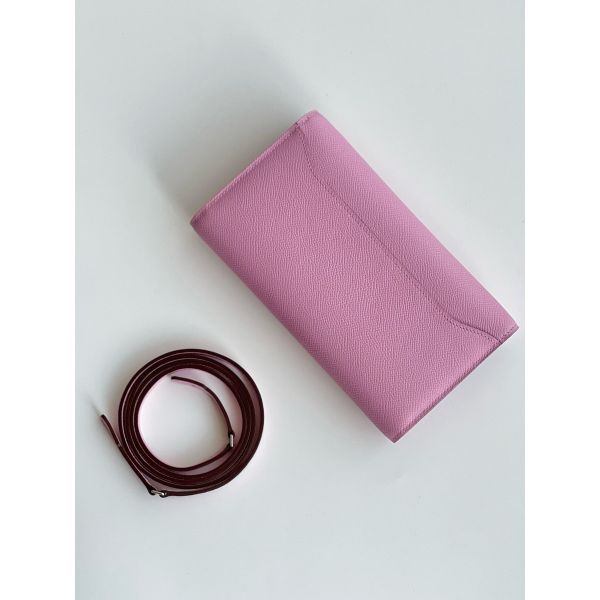 Hermes Constance To Go Wallet in Mauve Sylvestre Epsom Calfskin - Image 8