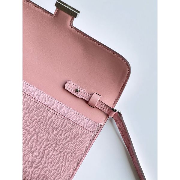 Hermes Constance To Go Wallet in Pink Epsom Calfskin - Image 4